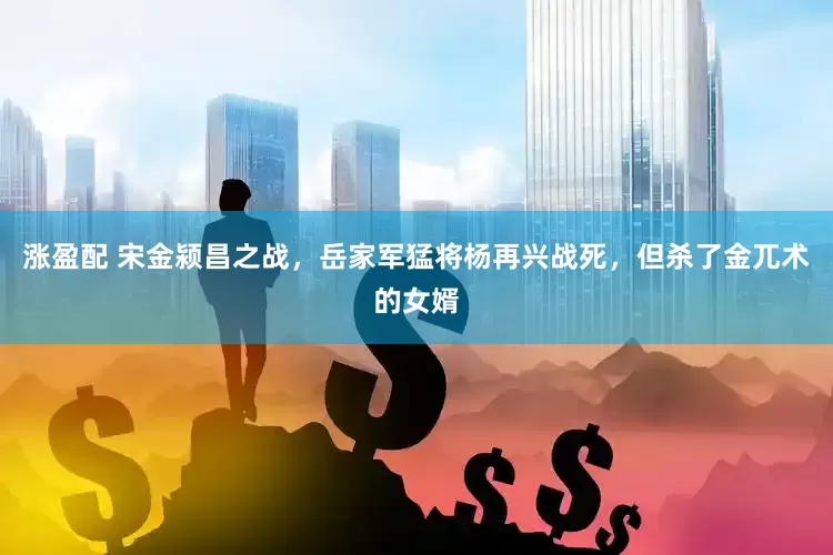 涨盈配 宋金颍昌之战，岳家军猛将杨再兴战死，但杀了金兀术的女婿